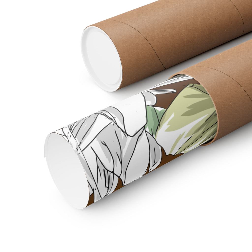 Bunny Monk Fantasy Poster — Matte Vertical Art Print